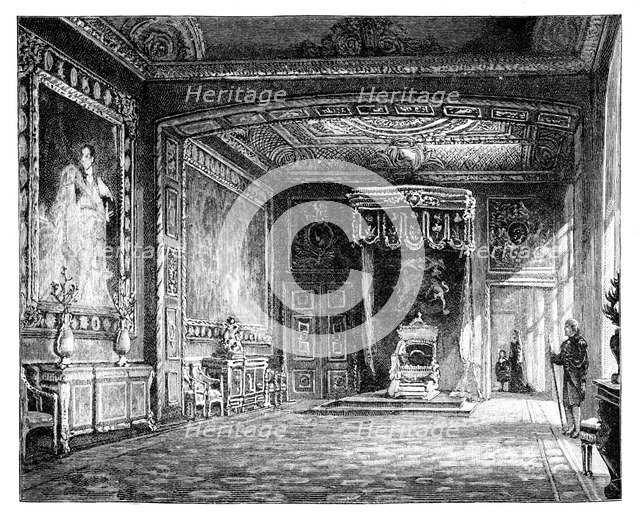 The Throne Room, Windsor Castle, c1888. Artist: Unknown