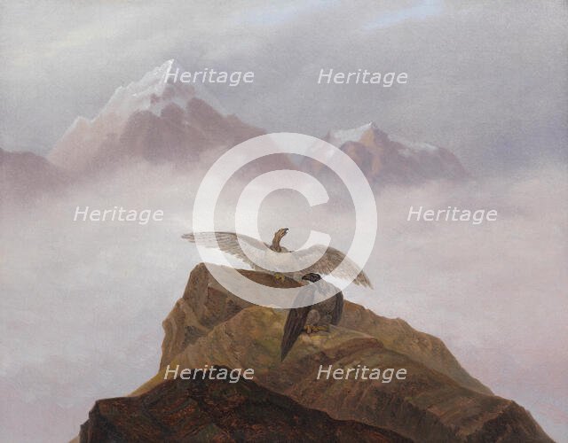 Fantasy of the Alps, 1822. Creator: Carl Gustav Carus.