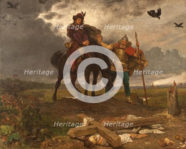 King Casimir I the Restorer Returning to Poland, 1893. Creator: Gerson, Wojciech (1831-1901).