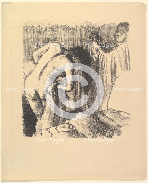 After the Bath III, 1891-92. Creator: Edgar Degas.