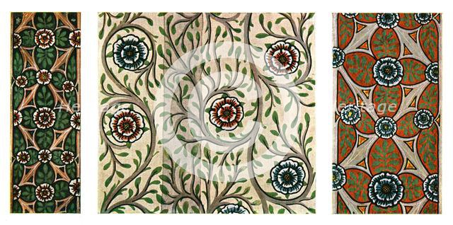 Mural paintings in the Electoral Castle, Eltville, Hesse, Germany, (1928). Creator: Unknown.