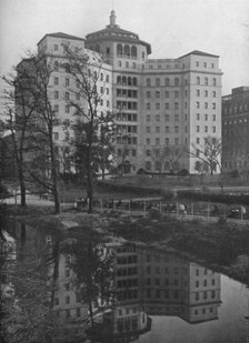 General view from Central Park, Fifth Avenue Hospital, New York City, 1922. Artist: Unknown.