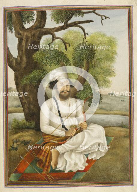 Qusuri or Kusuri an Afghan of Kasur, 1825. Creator: Anon.