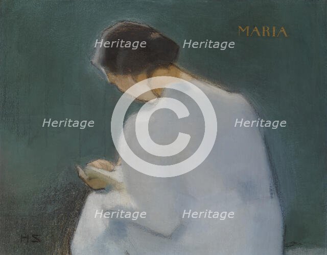Maria, 1909. Creator: Helene Schjerfbeck.