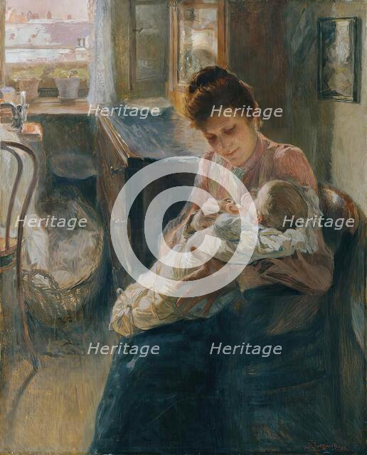 Young mother, 1907. Creator: Joseph Jungwirth.