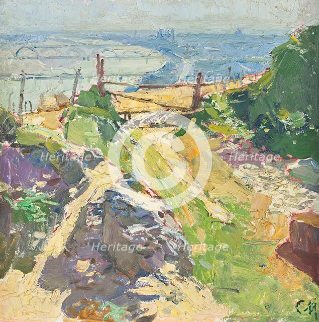 At the Eichelhof in Nussdorf, 1933. Creator: Carl Moll.