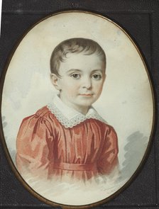 Portrait of Eugenia Kochubey as child, 1849. Creator: Hampeln, Carl, von (1794-after 1880).