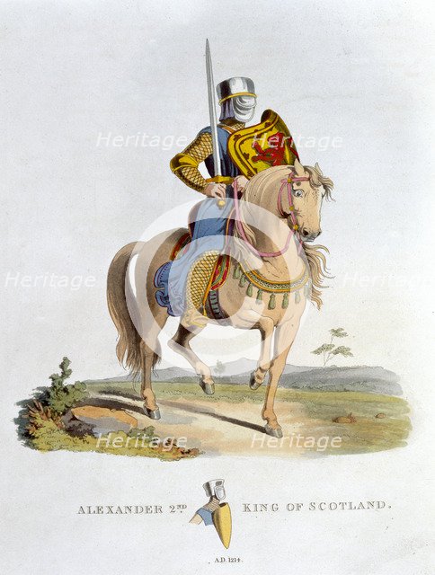 Alexander II, King of Scotland, (1824). Artist: Unknown