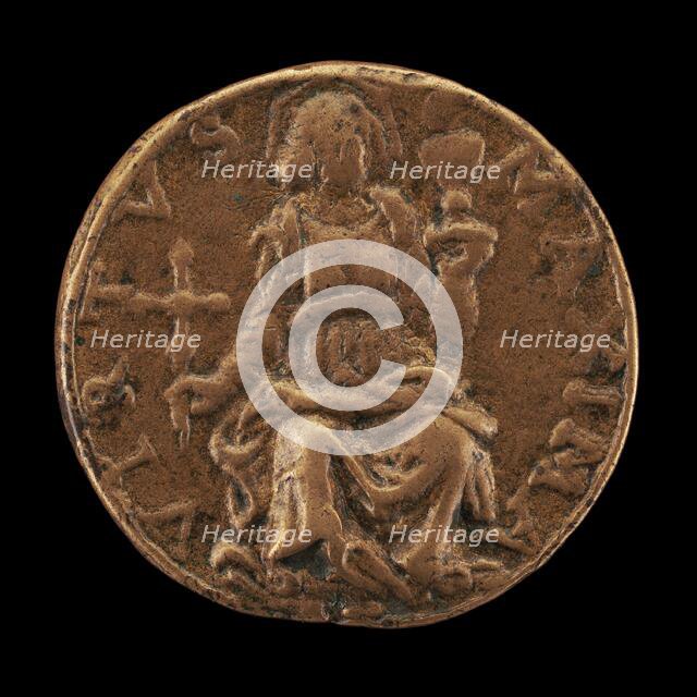 Virtue Enthroned [reverse], c. 1497. Creator: Unknown.