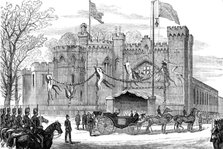 National Fisheries Exhibition at Norwich: arrival of the Prince and Princess of Wales, 1881. Creator: Unknown.