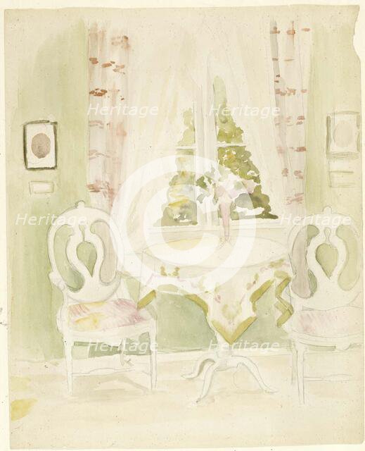 Interior from the artist's home, c1890s. Creator: Albert Edelfelt.