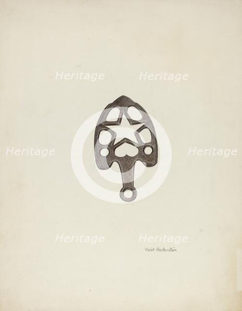 Trivet, c. 1942. Creator: Violet Hartenstein.