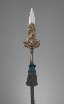 Partisan Carried by the Bodyguard of Louis XIV, French, Paris, c1679. Creator: Jean Berain.