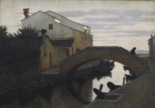 The first mass in Burano, 1910. Creator: Morbelli, Angelo (1853-1919).