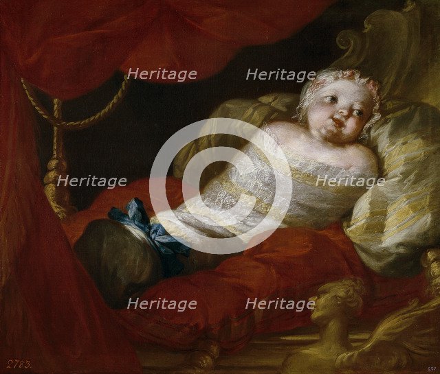 Infanta Isabella of Bourbon, Princess of Naples. Artist: Ruta, Clemente (1668-1767)