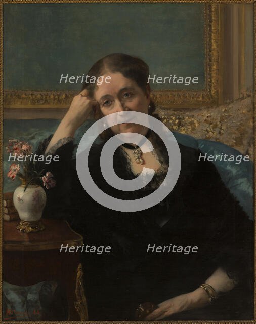 Portrait de Madame Blerzy, 1884. Creator: Henri Gervex.