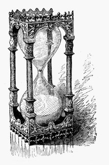 Hourglass, 1887. Artist: Unknown