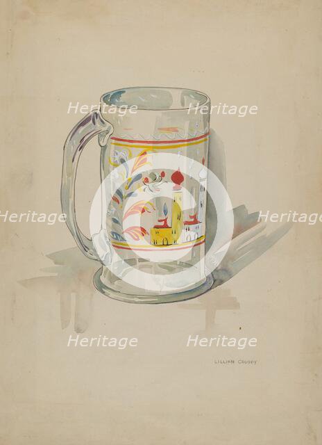 Mug, 1935/1942. Creator: Lillian Causey.