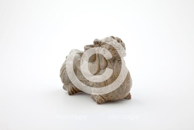 Crouching feline, 265-316. Creator: Unknown.