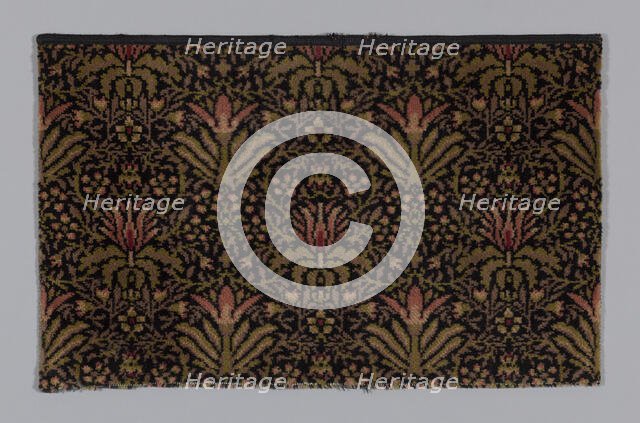 Lily (Fragment), England, 1870/77 (produced c. 1875/1940). Creator: William Morris.