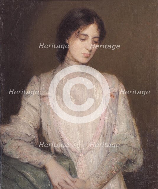 A Gentlewoman, 1906. Creator: Julian Alden Weir.