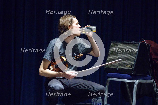 Thomas Gould, Watermill Jaz Club, Dorking, Surrey, August 2015. Artist: Brian O'Connor.