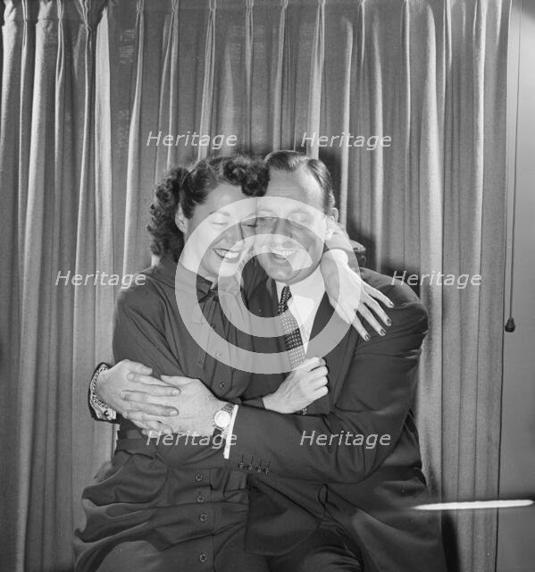 Portrait of Brick Fleagle and Mrs. Brick Fleagle, New York, N.Y., 1946. Creator: William Paul Gottlieb.