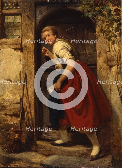 The girl with a letter, 1855.