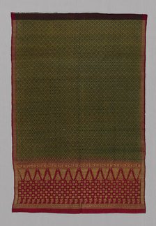 Fragment (Sari), India, 19th century. Creator: Unknown.