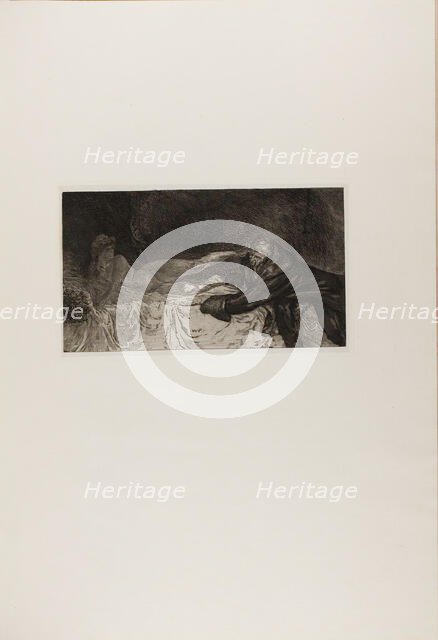 The Proposition, from A Life, 1884. Creator: Max Klinger.