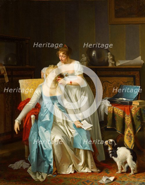 La mauvaise nouvelle (Bad News). Artist: Gérard, Marguerite (1761-1837)