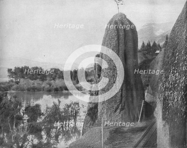 'Pillars of Hercules, Columbia River', c1897. Creator: Unknown.