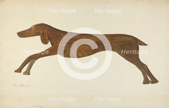 Weather Vane, c. 1940. Creator: Frank Budash.