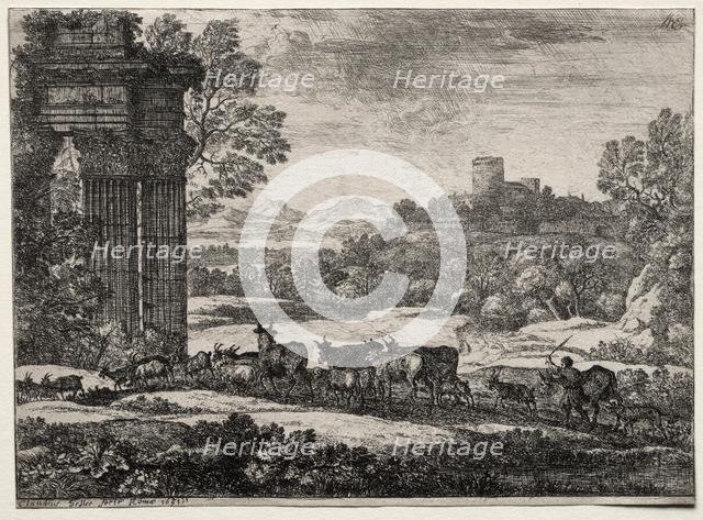 The Herd Returning in Stormy Weather, 1651. Creator: Claude Lorrain (French, 1604-1682).