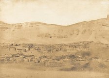 Vue du Village de Garara, 1850. Creator: Maxime du Camp.