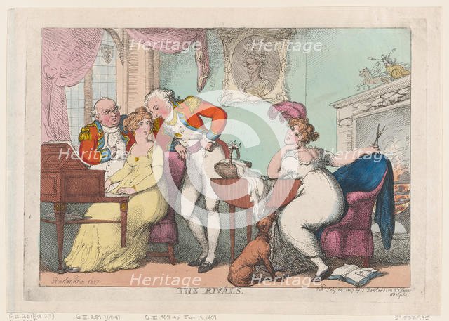 The Rivals, July 14, 1807., July 14, 1807. Creator: Thomas Rowlandson.