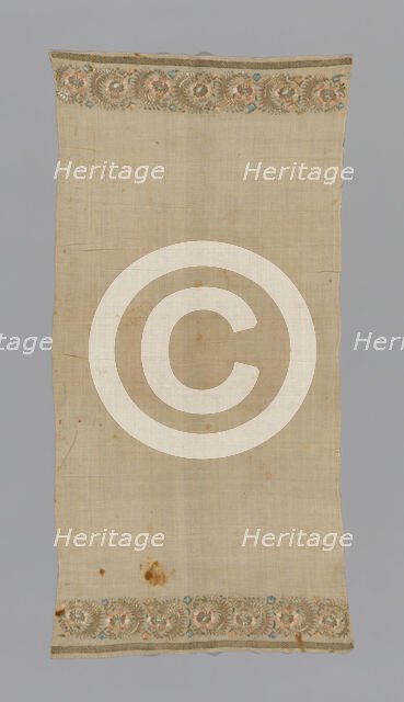Towel or Napkin, Turkey, 19th century. Creator: Unknown.