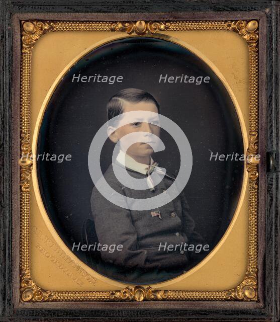 Portrait of a Boy, c. 1858. Creator: Charles H. Williamson.