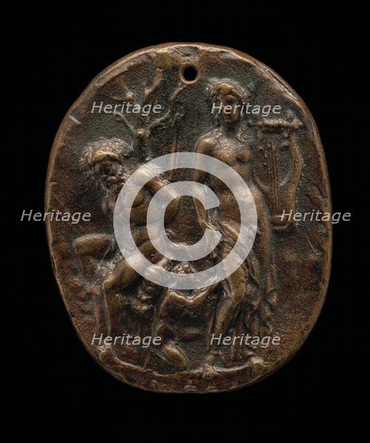 Apollo and Marsyas, mid 15th century. Creator: Unknown.