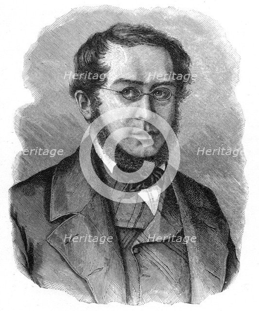 Pierre-Joseph Proudhon, 19th century French mutualist political philosopher, (1903). Artist: Unknown