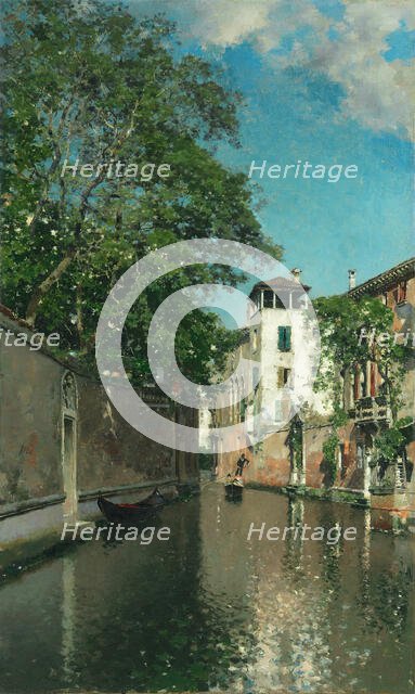 Canal in Venice, 1880s. Creator: Martín Rico y Ortega.