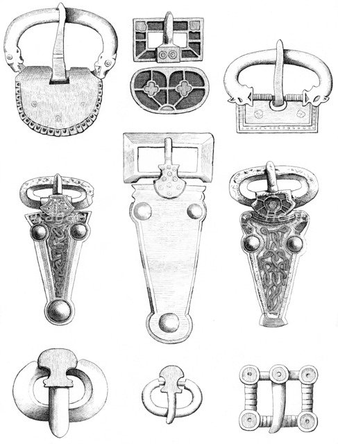 Buckles, 1893. Artist: A Housselin