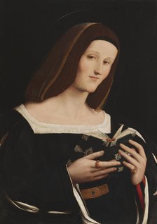Portrait of a Young Woman as a Saint, c1510-1520. Creator: Amico Aspertini.