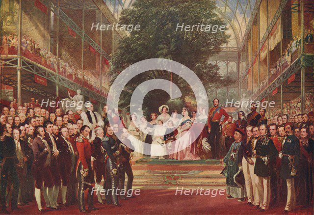 The opening of the Great Exhibition by Queen Victoria on 1 May 1851, (1906). Artist: Henry Courtney Selous.
