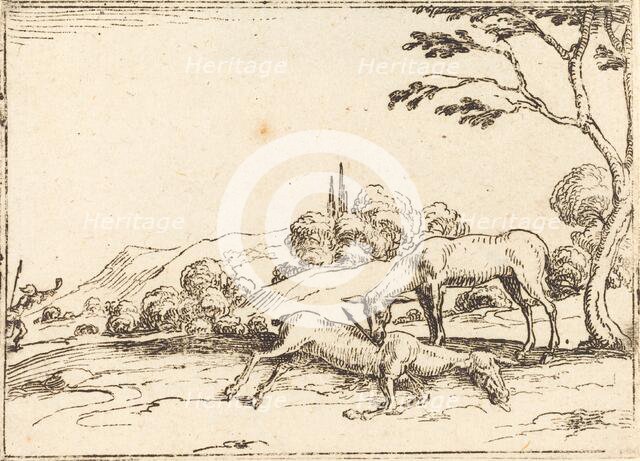 Doe Mourning her Foal. Creator: Jacques Callot.