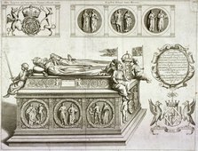 The tomb of Henry VII and Queen Elizabeth in the king's chapel in Westminster Abbey, London, c1750. Artist: Anon