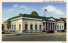 US Post Office, Warren, Ohio, USA, 1940. Artist: Unknown