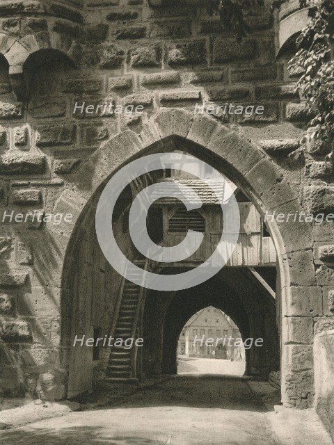 'Iphofen - Einersheimer Tor', 1931. Artist: Kurt Hielscher.