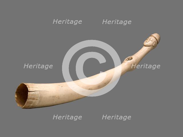 Paramount chief horn, about 1950. Creator: Unknown.