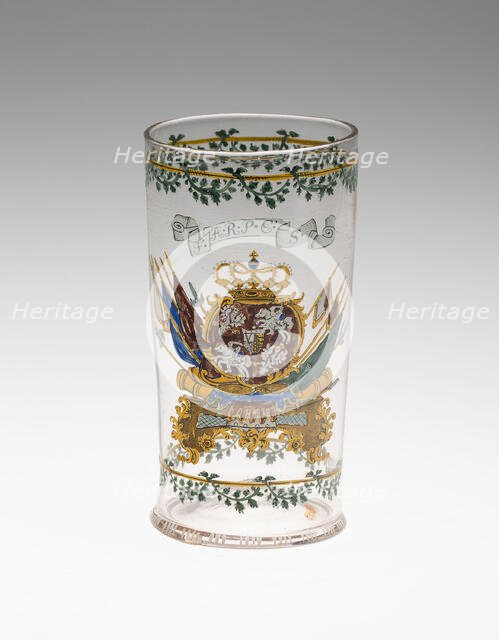 Beaker, Saxony, 19th century. Creator: Unknown.